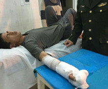 Cứu nạn khẩn cấp thuyền trưởng gặp nạn trên biển trong đêm