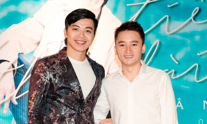 Phan Mạnh Quỳnh đến chúc mừng Lân Nhã ra mắt MV đầu tư nhất sự nghiệp