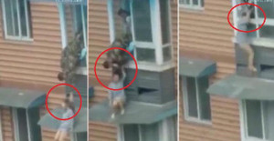 Clip: Lính cứu hỏa túm tóc, lôi ngược cô gái đòi tự tử vào phòng