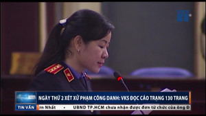 Ngày thứ 2 xét xử Phạm Công Danh: Công bố cáo trạng gần 130 trang