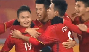 Video: Quang Hải ghi bàn thắng lịch sử hạ U23 Australia