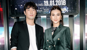 Kim Tuyến khoe chân dài quyến rũ bên tài tử Hàn Quốc Jo Han Sun