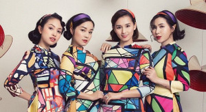 Vân Hugo, Minh Hương 'Vàng Anh' khoe sắc với áo dài cách tân