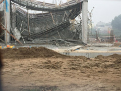 Video: Hiện trường sập giàn giáo 6 người thương vong ở Hà Nội