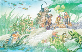 VCCA giới thiệu triển lãm 'Dế Mèn phiêu lưu ký – Chạm tới những thế giới'