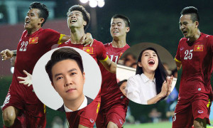 Thủy Tiên 'rụng tim', loạt sao Việt đòi xuống đường ăn mừng chiến thắng U23 Việt Nam