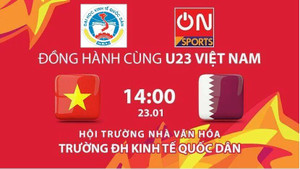 Thêm trường đại học cho sinh viên xem trực tiếp, cổ vũ đội tuyển U23 Việt Nam
