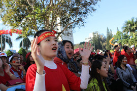 Video: 'Hot girl' phố núi' tự tin U23 Việt Nam chiến thắng