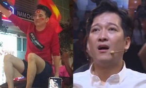 Mr. Đàm mặc quần đùi đi 'bão', Trường Giang khóc nức nở vì U23 Việt Nam