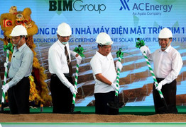 Khởi công Nhà máy điện mặt trời dự án BIM 1