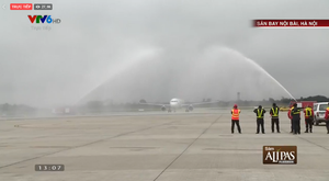 Những hình ảnh đầu tiên của đội tuyển U23 Việt Nam tại sân bay Nội Bài