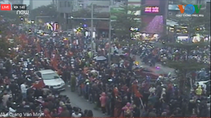 Video: Toàn cảnh giao thông Hà Nội đón U23 Việt Nam trở về