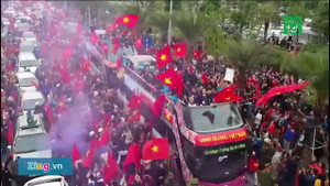 Đón U23 Việt Nam trở về: Những cảnh tượng 'trăm năm có một'