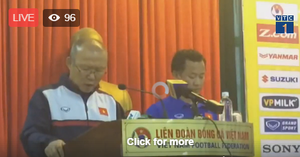 Trực tiếp: HLV Park Hang Seo chia sẻ về U23 Việt Nam