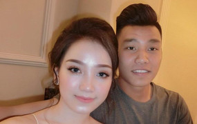 Bạn gái xinh đẹp của hậu vệ Vũ Văn Thanh khiến bao cô gái ghen tỵ