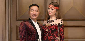 Sau thành công tại Pháp, áo dài Việt tiếp tục được trình diễn tại Singapore