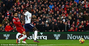 Trực tiếp Liverpool vs Tottenham, link xem vòng 26 Ngoại Hạng Anh 2018