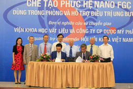 Thương mại hóa thành công phức hệ Nano FGC trên dòng sản phẩm hỗ trợ điều trị cho bệnh nhân ung thư