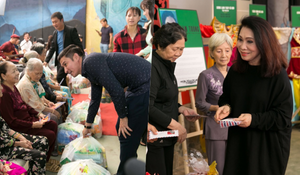 NSND Bạch Tuyết, Huy Khánh mang Tết sớm đến viện dưỡng lão nghệ sĩ