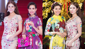 Á hậu Hoàng Hạnh tự tin đọ vẻ gợi cảm với Phan Thị Mơ, Nguyễn Thị Thành