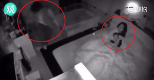 Clip: Chồng lấy thân mình che chở vợ con trong động đất ở Đài Loan