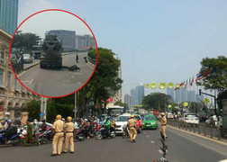 Ngã xuống đường sau va chạm, người đàn ông bị xe bồn cán chết thương tâm