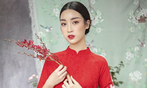 Đỗ Mỹ Linh: ‘Bố mẹ thường đưa tôi đi chúc Tết cùng vì tự hào có con gái Hoa hậu’