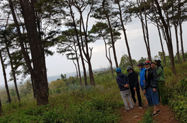 Người đàn ông gục chết bên xe gắn máy tại rừng thông