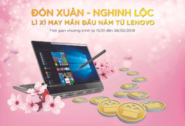 Mừng xuân Mậu Tuất với lì xì 'khủng' từ Lenovo