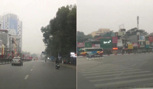 Vẻ khác lạ khó nhận ra của phố phường Hà Nội sáng 30 Tết