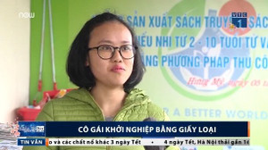 Cô gái Nghệ An khởi nghiệp từ giấy loại