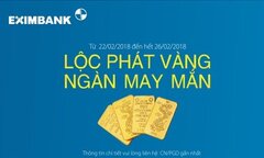 Lộc Phát Vàng – Ngàn May Mắn cùng Eximbank