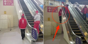 Clip: VĐV khoe tuyệt kỹ đi thang cuốn bằng 1 tay ở Thế vận hội mùa đông 2018