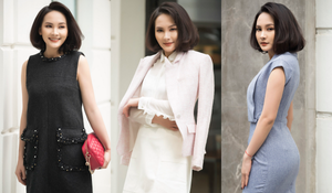'Nàng dâu' Bảo Thanh tự tin diện đầm ôm body khoe vóc dáng nuột nà