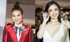 Thanh Hằng diện ‘cây’ đỏ nam tính nổi bật