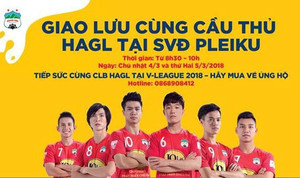 Công Phượng, Xuân Trường tới sân 'bán vé' cả mùa cho fan HAGL