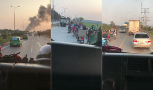 Clip: Xe cứu hỏa hú còi liên tục, hàng loạt ô tô vẫn không nhường đường