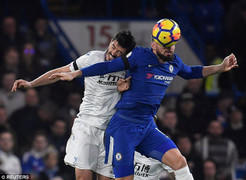 Giroud vô duyên, Chelsea thắng nhọc nhằn Crystal Palace