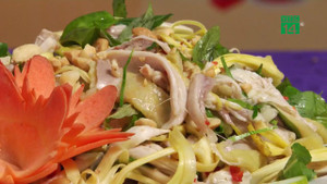 Cách làm nộm gà xơ mít dân dã, tuyệt ngon