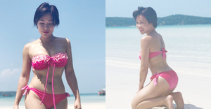 Lần hiếm hoi, Uyên Linh khoe ảnh bikini cực sexy