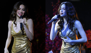 Hà Hồ lo lắng vì quá sexy với bộ đầm xẻ cao táo bạo