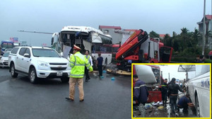 Xe khách tông xe cứu hỏa trên cao tốc Pháp Vân – Cầu Giẽ: Thông tin mới nhất