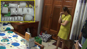 Bắt 'bà trùm' Sài thành tàng trữ gần 10kg ma túy đá tại nhà riêng