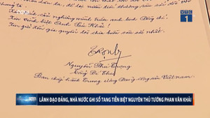 Xúc động lời tiễn biệt nguyên Thủ tướng Phan Văn Khải của lãnh đạo Đảng, Nhà nước