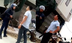 Ghi hình xe quá tải ở Bình Định, phóng viên bị côn đồ cầm dao dọa giết