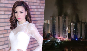 Hà Hồ kêu gọi fan chung tay hỗ trợ nạn nhân trong vụ cháy chung cư Carina Plaza