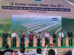 Vinamilk khánh thành Trang trại số 1 thuộc Tổ hợp trang trại bò sữa công nghệ cao Vinamilk Thanh Hóa