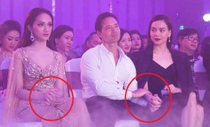 Hoa hậu Chuyển giới Hương Giang chạnh lòng khi thấy Kim Lý nắm chặt tay Hà Hồ