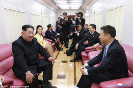 Ảnh hiếm trong tàu đưa ông Kim Jong-un thăm Trung Quốc
