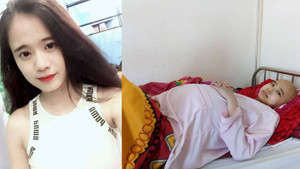 Xót xa thân phận cô gái xinh đẹp bất ngờ phát hiện khối u khổng lổ